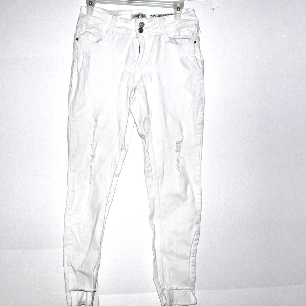 Ordigo Rein White Distress Pants